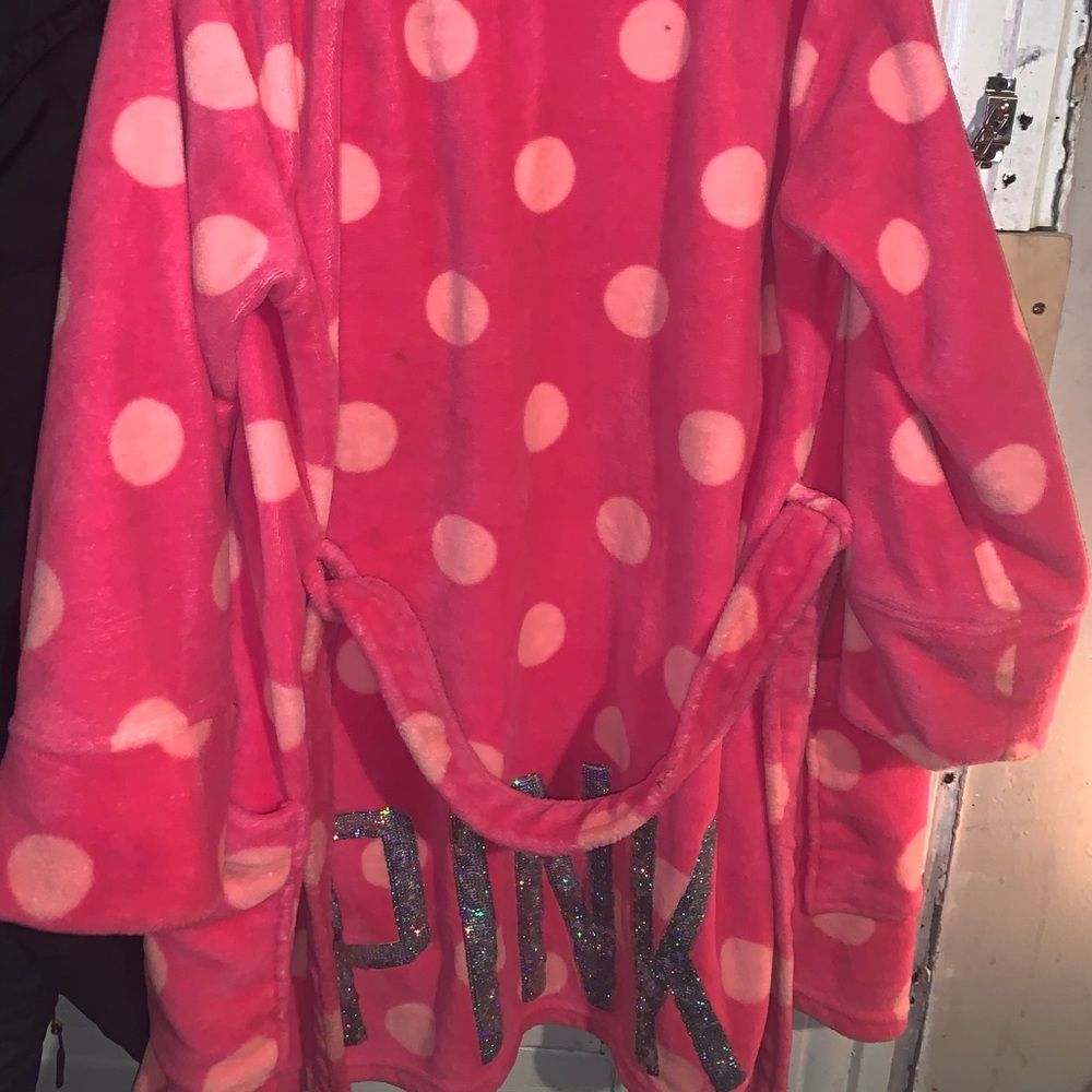 Victoria’s Secret PINK robe with sequins